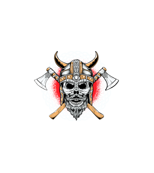 viking minta fehér pólón