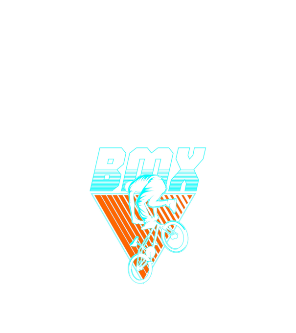 Bmx minta fekete pólón