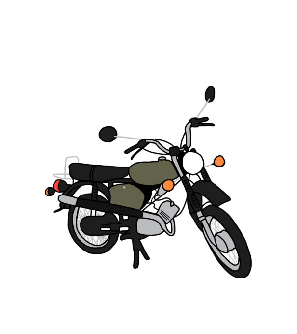 simson minta fehér pólón