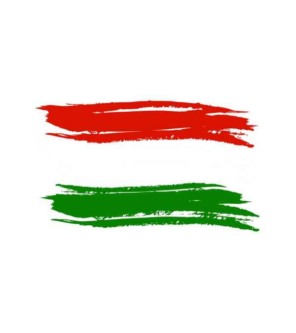 Magyarország minta fehér pólón