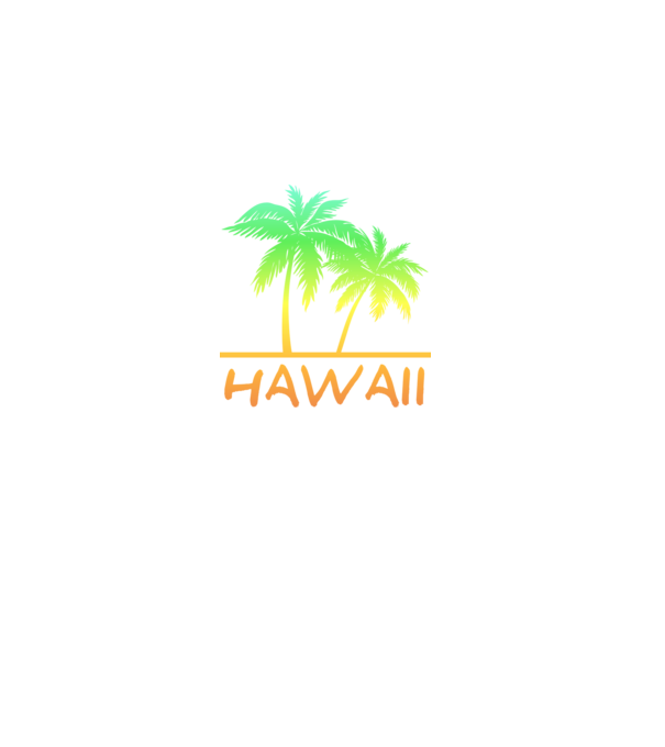 Hawaii minta fekete pólón