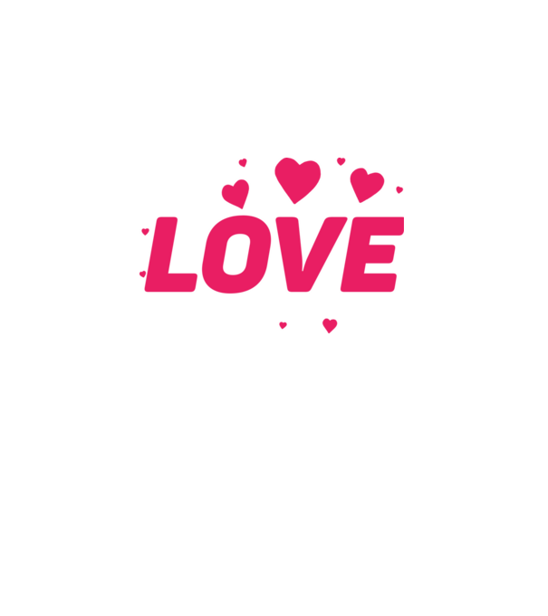 Love minta fekete pólón