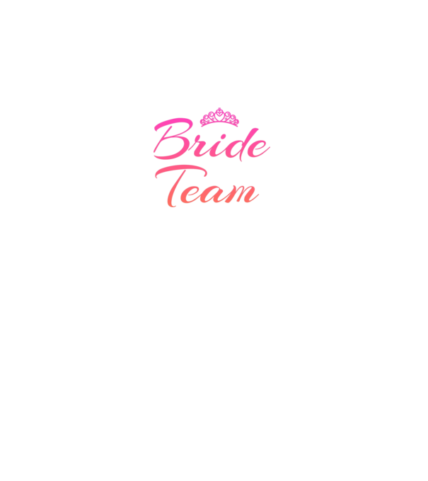Bride team minta fekete pólón