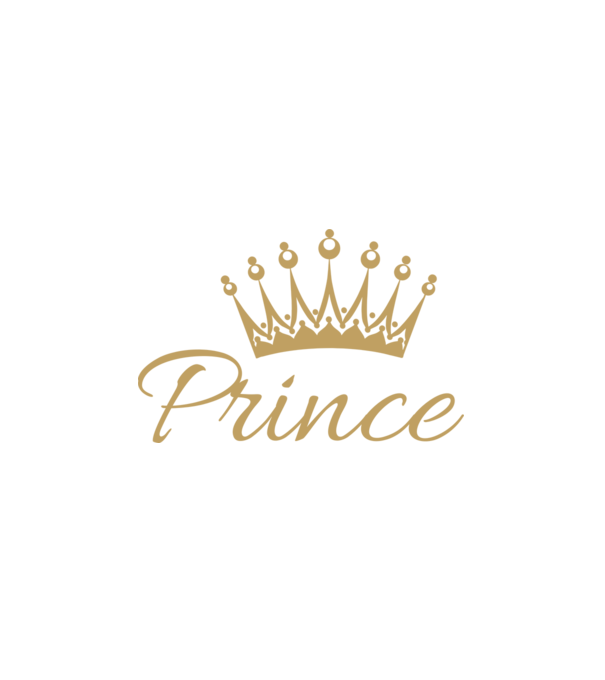 Prince minta fehér pólón