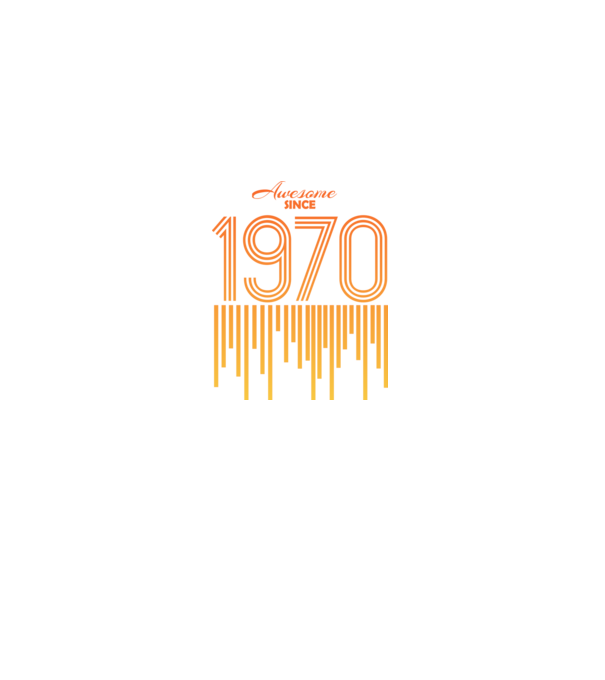 1970 minta szürke pólón