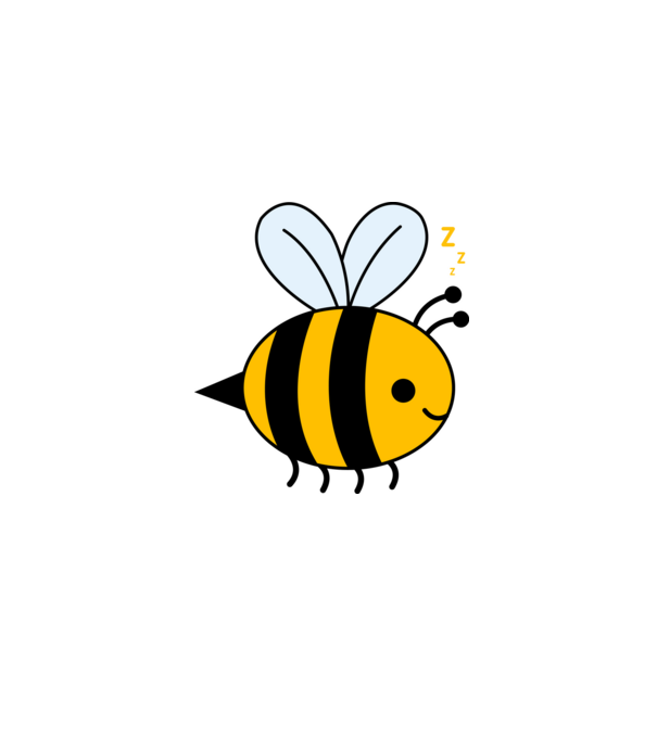 Bee minta szürke pólón