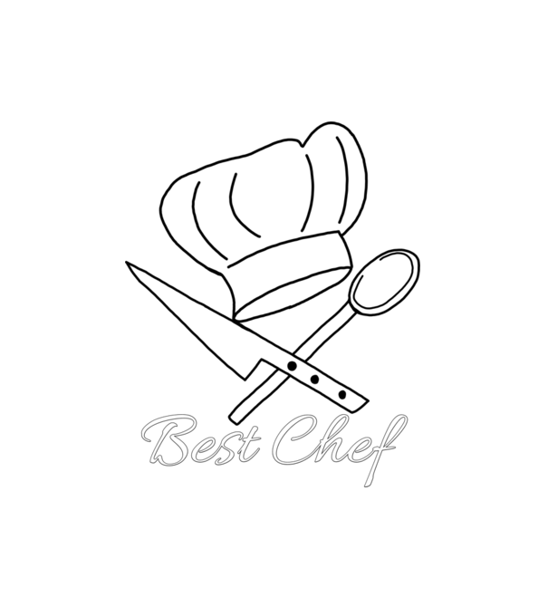 Best chef minta fehér pólón
