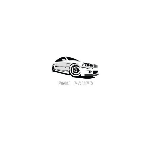 BMW power minta fekete pólón