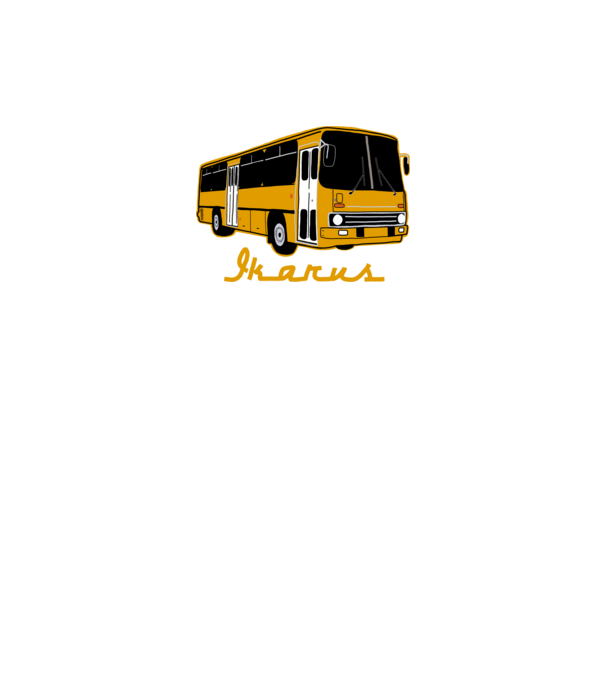 Ikarus minta fekete pólón