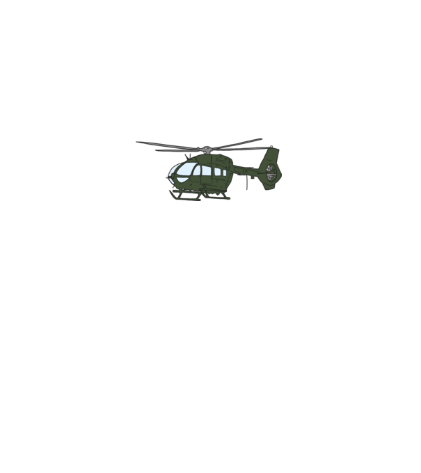 Helikopter minta szürke pólón