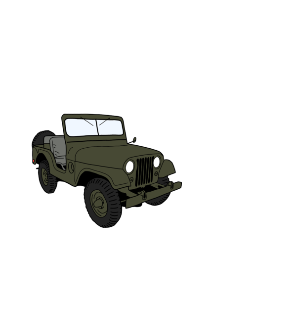 Jeep minta fehér pólón