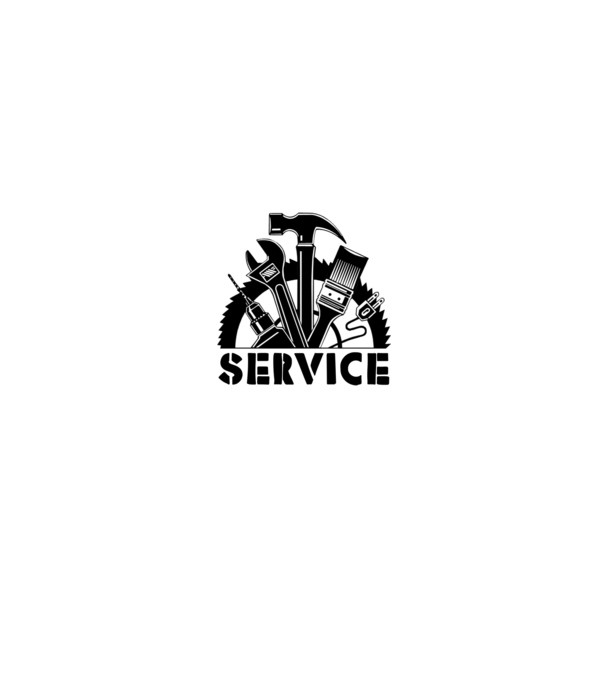 Service minta fehér/piros pólón