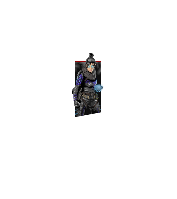 Apex Legends Wraith minta fehér pólón