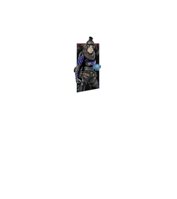 Apex Legends Wraith minta fehér pólón