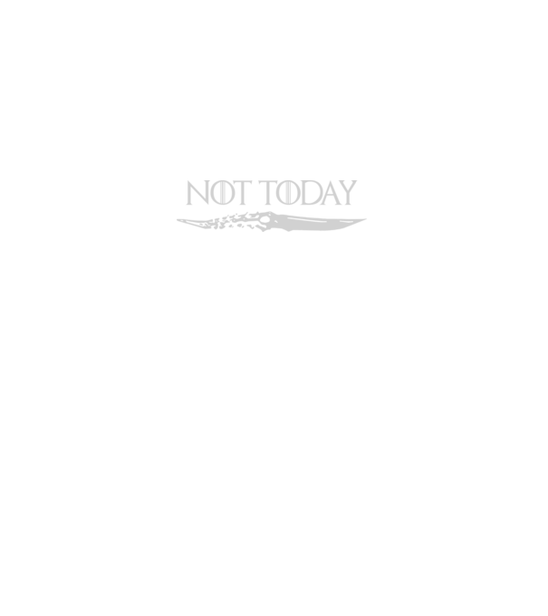 Not today minta fekete pólón