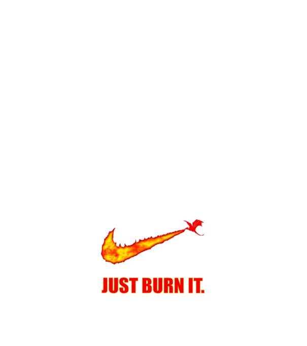 just burn it dracarys minta sötétkék pólón