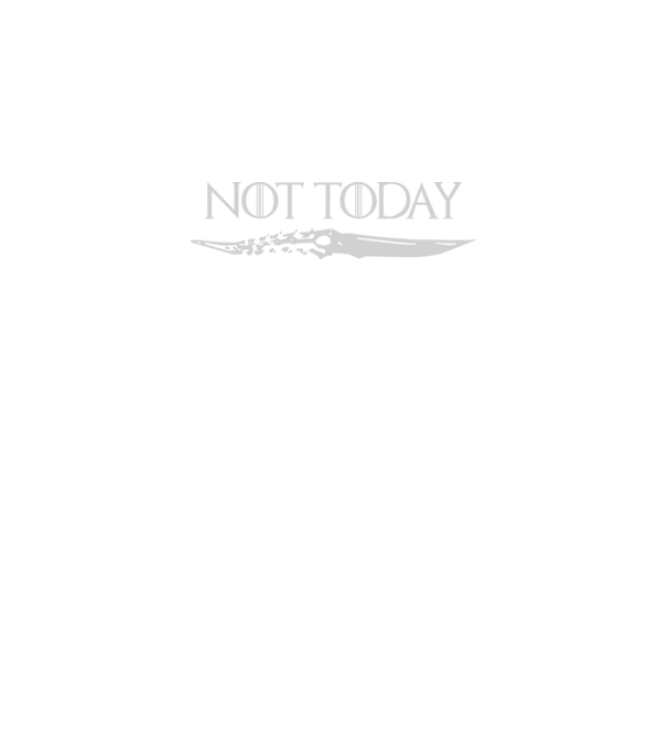 Not today minta fekete pólón