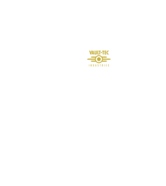 Vault-Tec_Logo minta szürke pólón