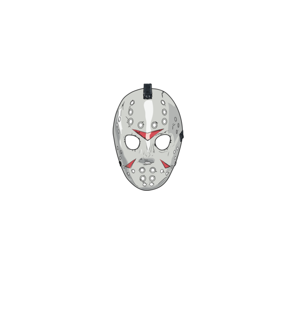 Friday 13th Jason minta farmerkék pólón
