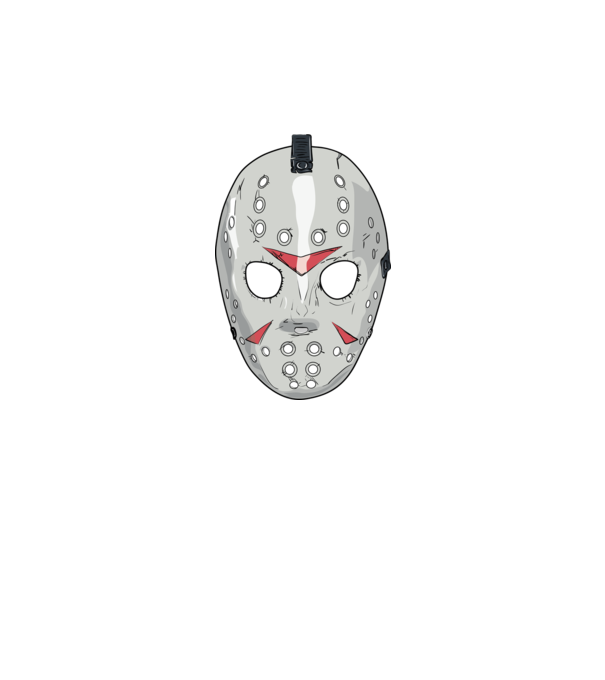 Friday 13th Jason  minta piros pólón