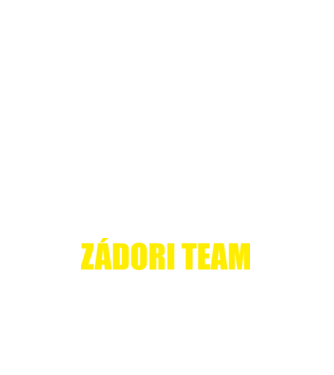 Zádori Team elso minta sötétkék pólón