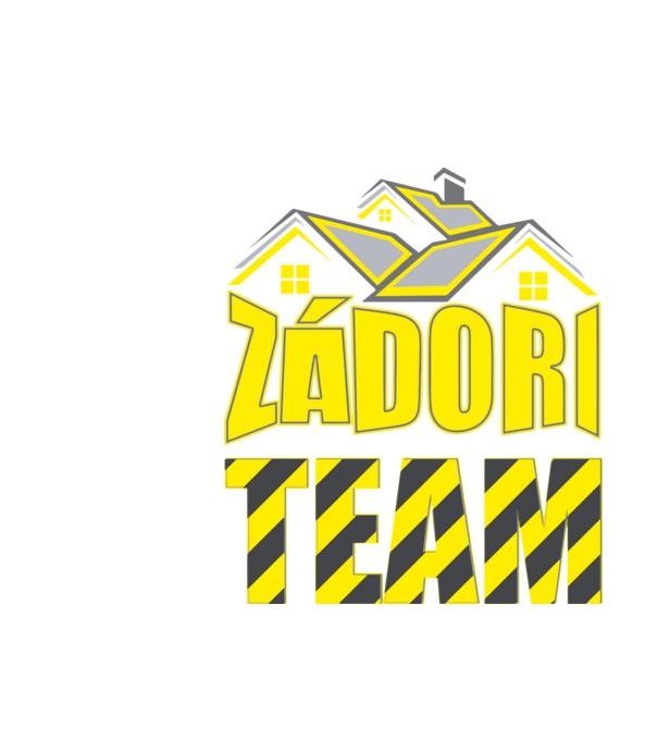 Zádori Team hát minta fekete pólón