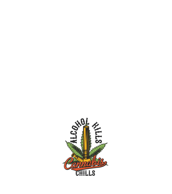 Alcohol kills cannabis chills minta világos rózsaszín pólón