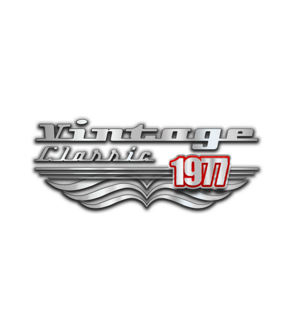 Vintage classic 1977 minta fehér pólón