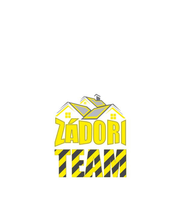 Zádori Team hát minta fekete pólón