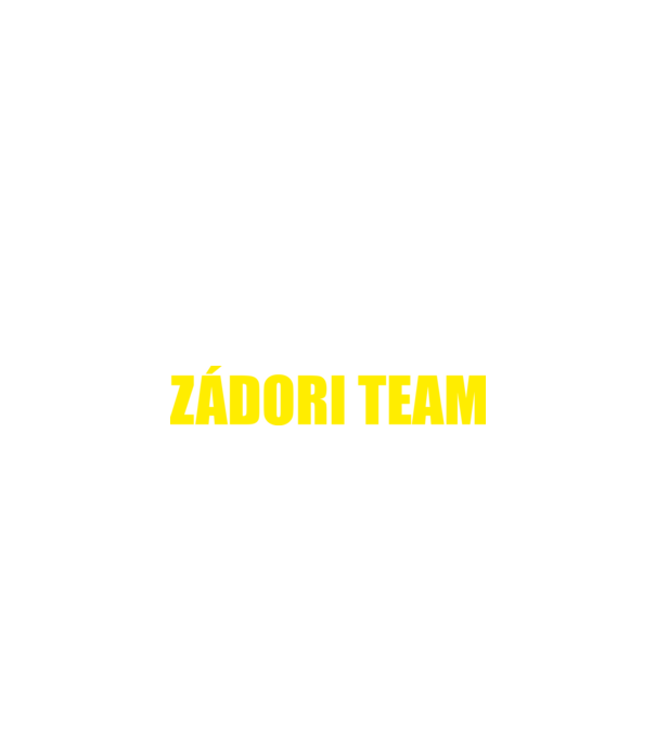 Zádori Team elso minta fekete pólón