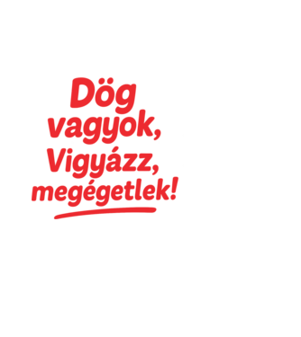 Dög vagyok minta fekete pólón