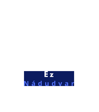 Ez Nádudvar minta sötétkék pólón