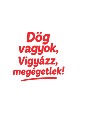 Dög vagyok minta fekete pólón