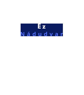 Ez Nádudvar minta királykék pólón