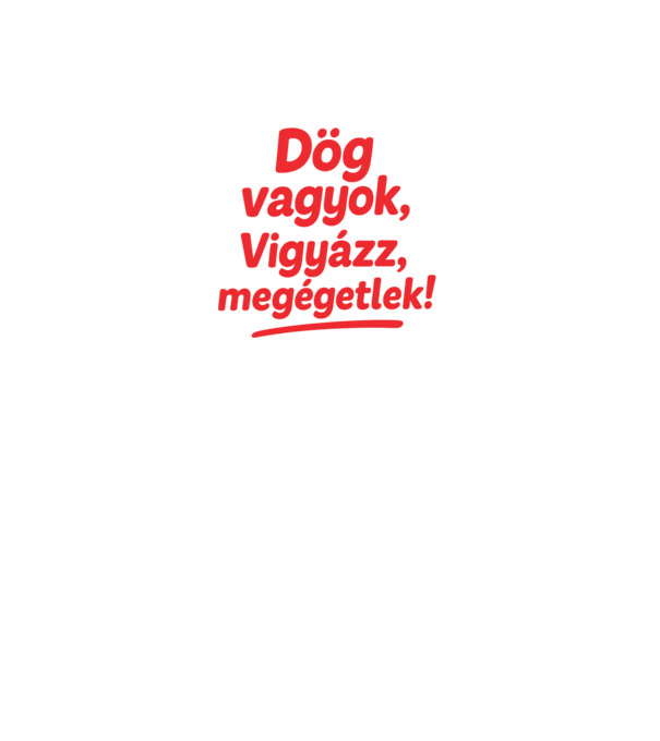 Dög vagyok minta fekete pólón