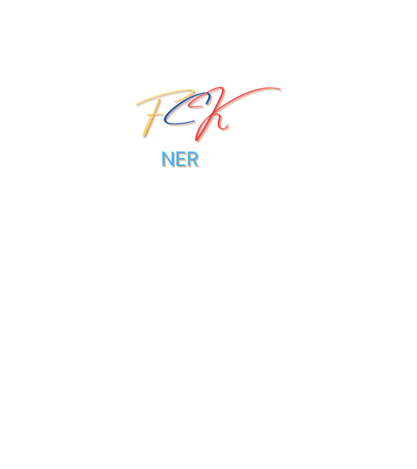 FCK NER minta fehér pólón