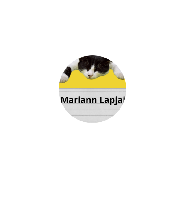 Mariann Lapjai minta fehér/piros pólón