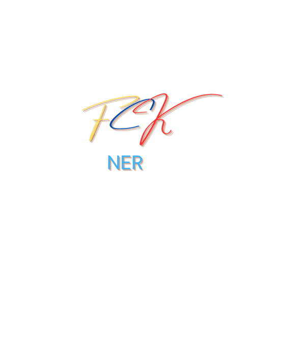 FCK NER minta fehér pólón