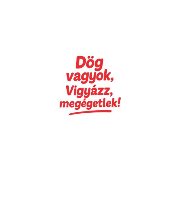 Dög vagyok minta királykék pólón