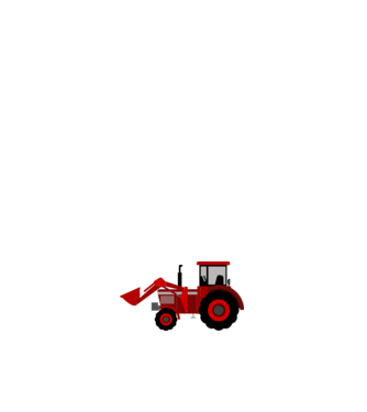 Traktor minta piros pólón
