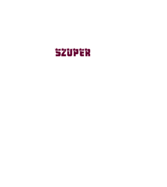 Hashtag szuper nagyi színezhető minta sötétkék pólón