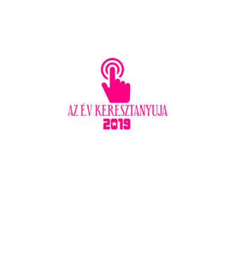 Az év keresztanyuja 2019 színezhető minta fehér pólón
