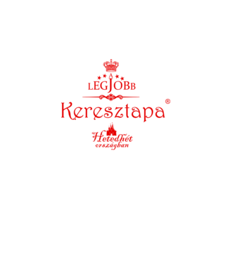 A legjobb keresztapa minta türkiz pólón