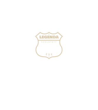 Legenda született 38 éve minta fekete pólón