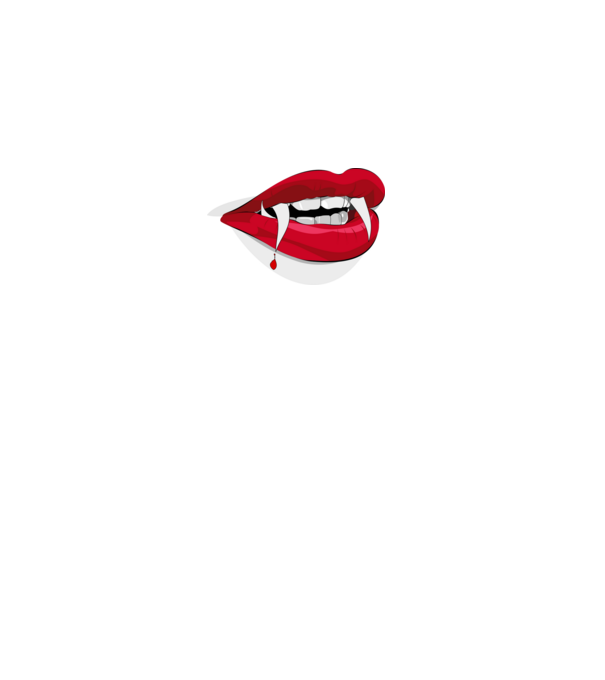 Dracula minta fehér pólón