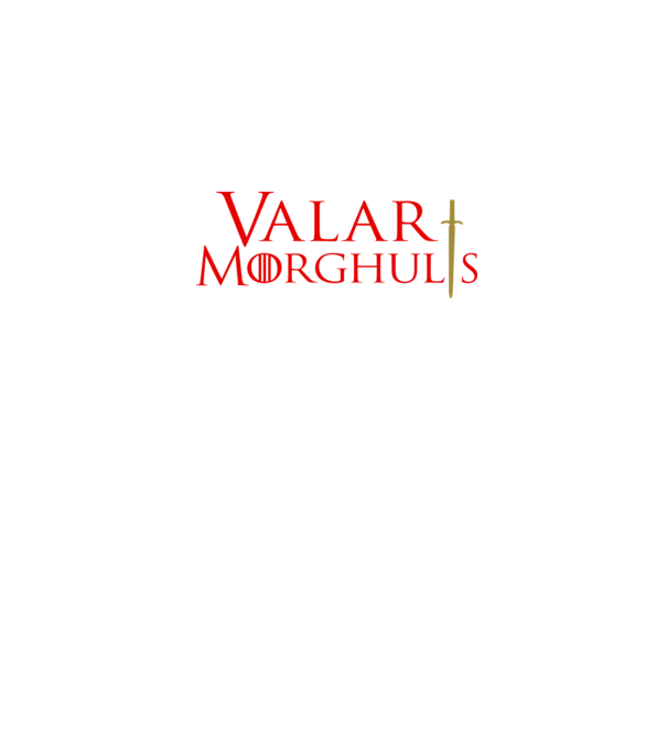 Valar Morghulis minta sötétkék pólón