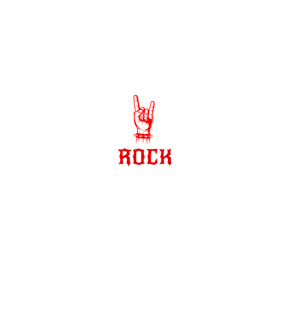 Rock színezhető minta türkiz pólón