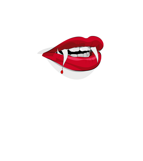 Dracula minta fehér pólón