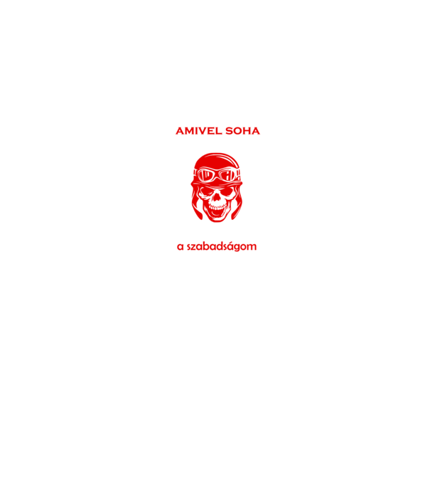 Motor ne packázz színezhető minta fekete pólón