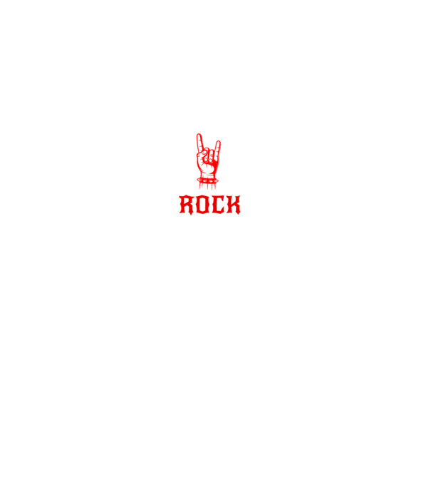 Rock színezhető minta fekete pólón